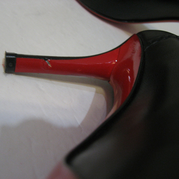 Christian Louboutin Black Marpelissimo Pump 37.5 - Picture 6 of 8